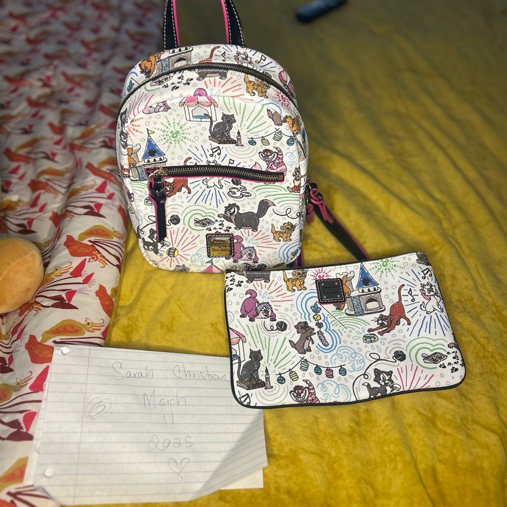 Dooney & Bourke Disney Sketch Backpack and Pouch